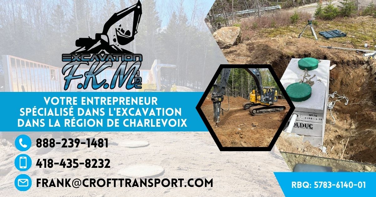 Spécialiste en installation septique dans  Charlevoix 
