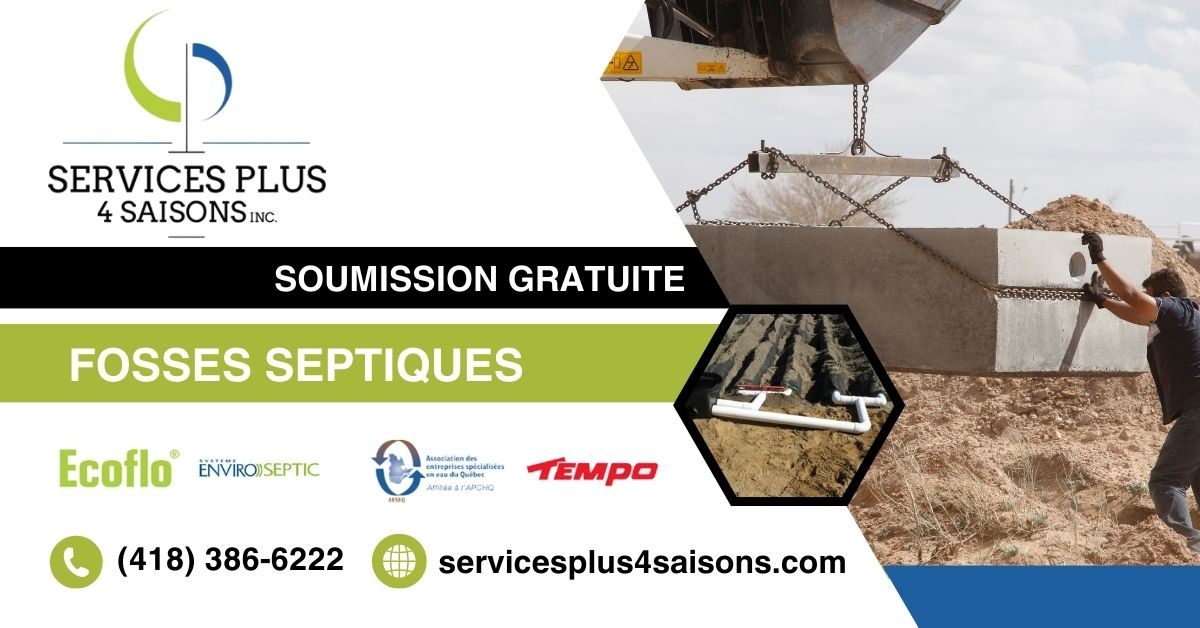 Spécialiste en installation septique à Sainte-Claire